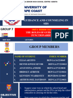 Guidance-x'Tics of Counsellors