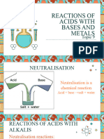 Topic 9 Reactions of Acids With Bases and Metals