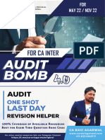 SAs - AUDIT BOMB 4.0 (CA INTER) BY CA RAVI AGARWAL