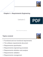 1 Chapter 4 Requirements Engineering