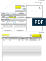 FA Form No 61 Visa Crewlist Form