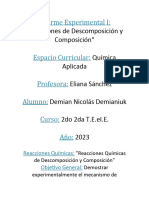 Informe Experimental Estructura