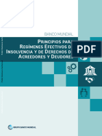 Principios para Regímenes Efectivos de Insolvencia Banco Mundial 2021