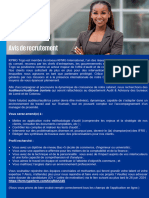 KPMG Togo Avis de Recrutement Auditeurs Juniors