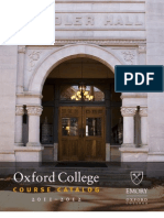 Oxford College: Course Catalog