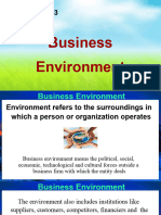 Business Enviornment 1