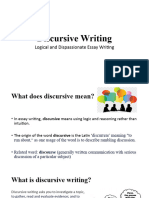 Discursive Writing