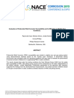 Evaluation of Preferential Weld Corrosio