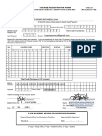 Course Registration Form 1