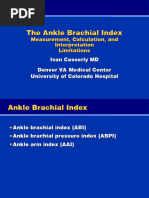 Ankle Brachial Index (ABI) - Ivan Casserly