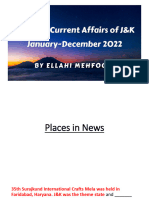 J&K Current Affairs 2022 FULL