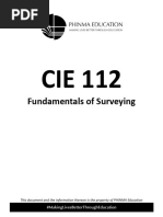 CIE 112 Fundamentals of Surveying COMPLETED