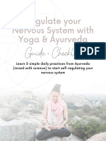 Ayurveda and Yoga Guide Checklist