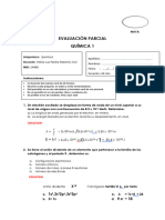 Solucionario Examen Parcial Quimica 1 - 2024 - 1A