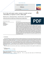 Use of Clay and Organic Matter Contents To Predict Soil PH