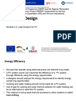 2.2 Load Analysis For PV 2017-02-21