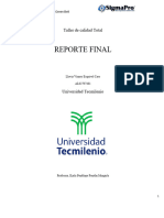 Reporte Final: Taller de Calidad Total