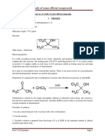 Study of Some Official Compounds