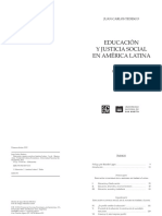 Tedesco-Educacion y Justicia Social en America Latina - Cap 1