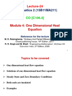 Maths 2 - L24 - 1-D Heat Equation