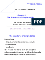 Chapter - 4 - Structures - of - Simple - Solids-CHEM - 221