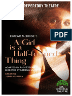 A Girl Is A Half Formed Thing Program 1