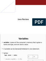 Java Review