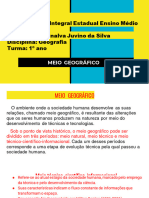 1 Ano - Aula - Meio Geográfico-2024-1