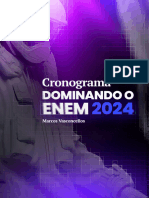 Cronograma Dominando ENEM 2024 (ATUALIZADO)