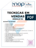 Modulo 03 Tecnicas em Vendas