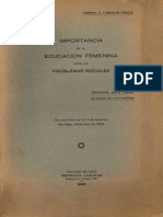 Importancia Educacion Femenina: Problemas Sociales