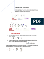 Fracciones Suma.. y Decimales