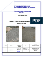 Formulation Des Beton Voirie de Ndjolé MJA 1