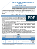 Concurso Prefeitura Rio Grande Da Serra SP Edital 4 2023