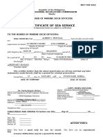 PRC Form For Marine Deck Officer