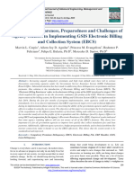 Investigating Awareness, Preparedness and Challenges of Agency Officers in Implementing GSIS Electronic Billing and Collection System (EBCS)