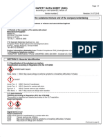 Safety Data Sheet (SDS) : SECTION 1: Identification of The Substance/mixture and of The Company/undertaking