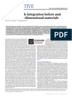 Van Der Waals Integration Before and Beyond Two-Dimensional Materials