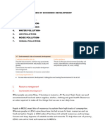 Environmental Risk of Economic Development