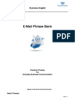 E Mail Phrase Bank