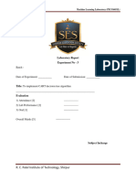 EXP-3-To Implement CART Decision Tree Algorithm