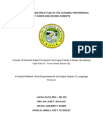 1.the Impact of Parenting Styles On The Academic Performance of Junior High School Sudents Send