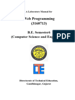 Web Programming Lab Manual