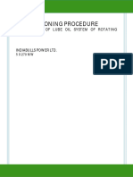 Oil Flushing of Lube Oil System of Rotating Equipment