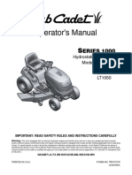 Cub Cadet LT1042 Operator Manual