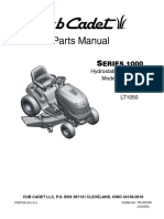 Cub Cadet LT1042 Parts Manual