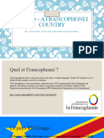 Congo - A Francophonie Country French