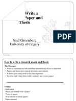 How To Write A Research Paper