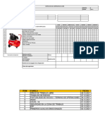 Check List de Inspeccion de Compresora de Aire