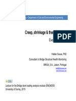 Lecture - Creep, Shrinkage and Thermal Effects - FINAL - Exercise - Solution